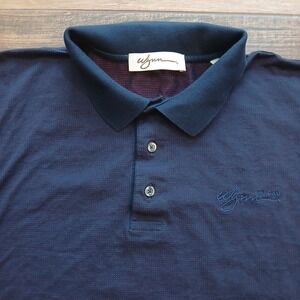 Vintage Wynn Macau Polo Mens Extra‎ Large Blue Golf Resort Hotel Cotton Casual